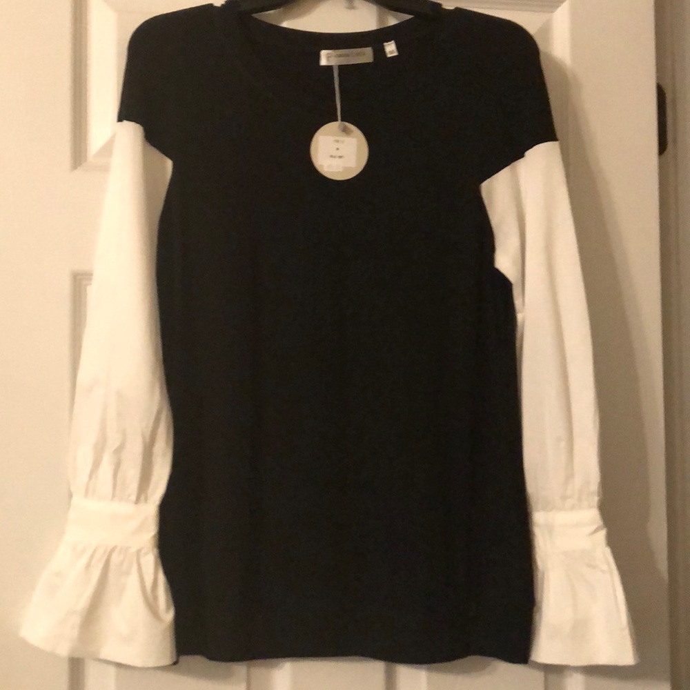 Black & White Top (NWT) - Patrizia Luca